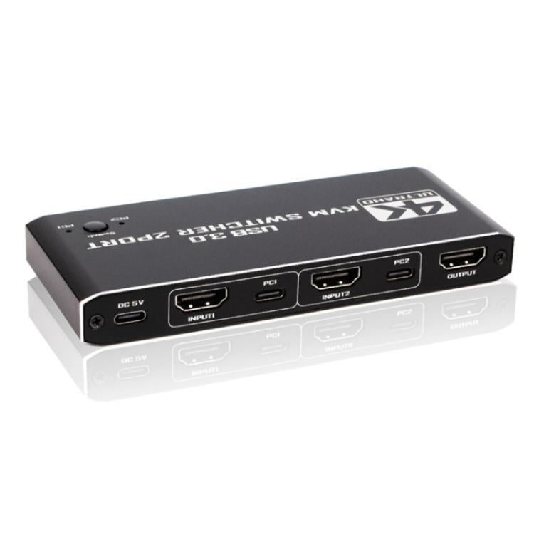 K2-1 Monitor Sharing 4K 60 Гц KVM-переключатель 2 входа 1 выход USB 3.0 HDMI 2.0 пульт дистанционного управления