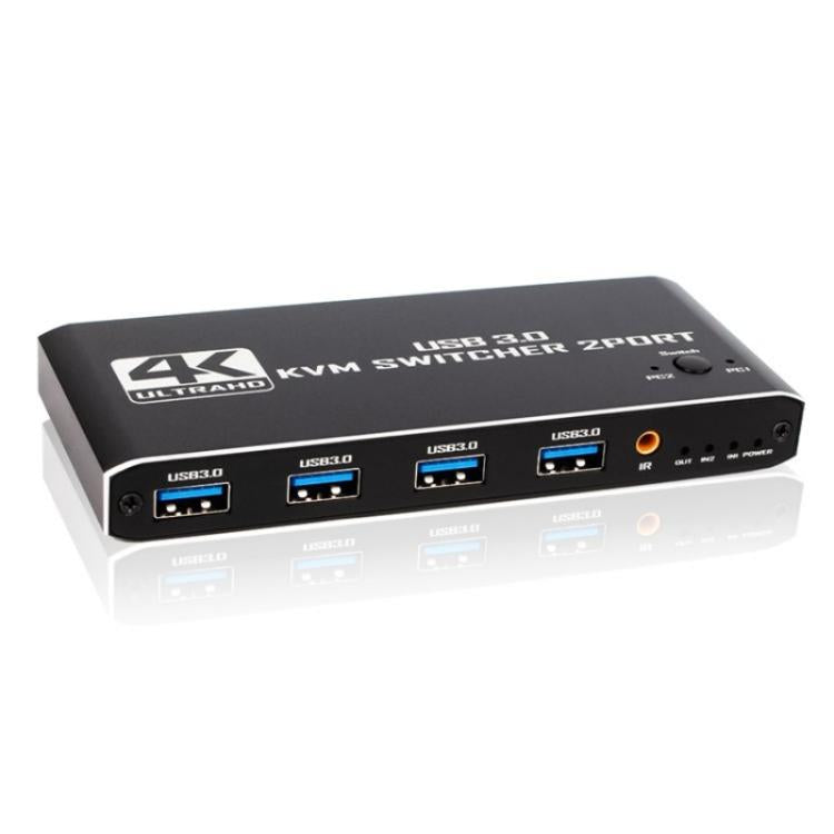 K2-1 Monitor Sharing 4K 60 Гц KVM-переключатель 2 входа 1 выход USB 3.0 HDMI 2.0 пульт дистанционного управления