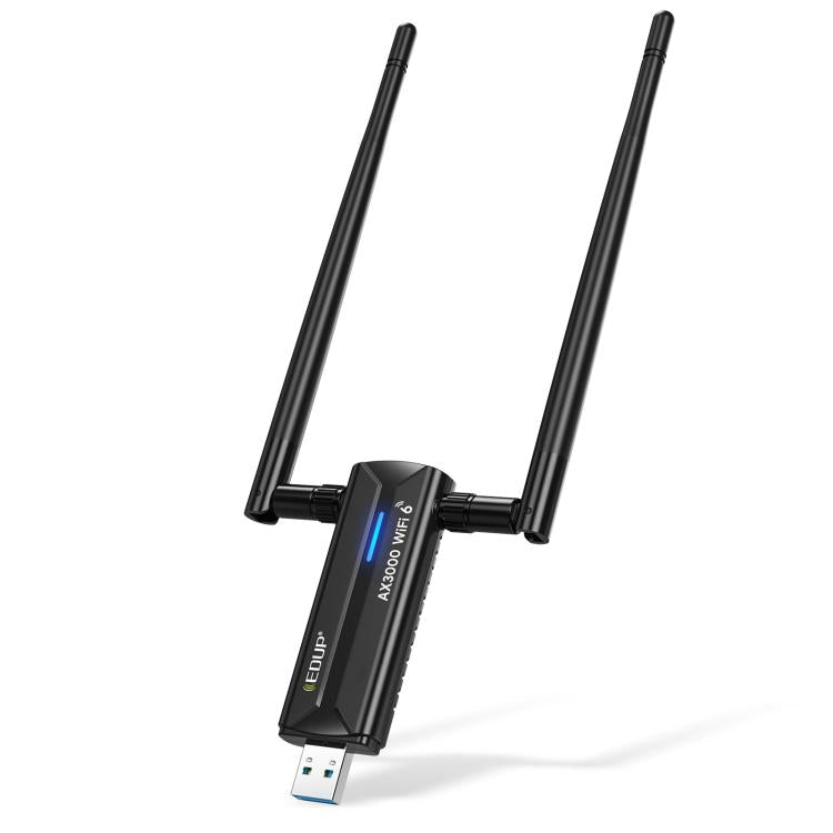 EDUP EP-AX1672 AX3000 USB 3.0 беспроводной WiFi 6E адаптер 802.11g высокой мощности беспроводной USB-адаптер 2,4 ГГц, 5 ГГц и 6 ГГц с чипсетом MT7621AU