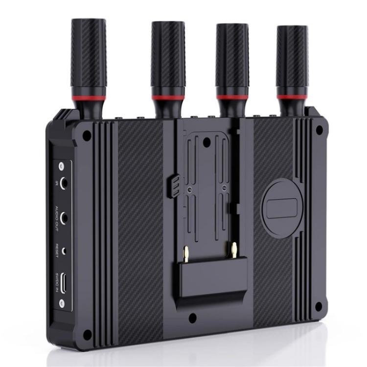 VRRIIS 083H 400M diapazona 7 collu LCD ekrāns HDMI paplašinātājs Bezvadu HDMI raidītājs-uztvērējs