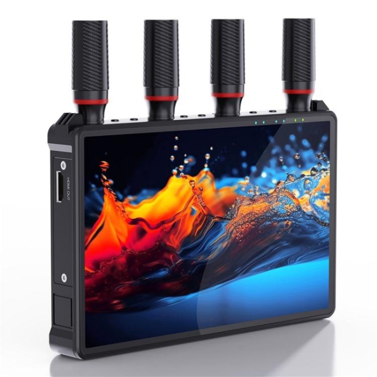 VRRIIS 083H 400M diapazona 7 collu LCD ekrāns HDMI paplašinātājs Bezvadu HDMI raidītājs-uztvērējs