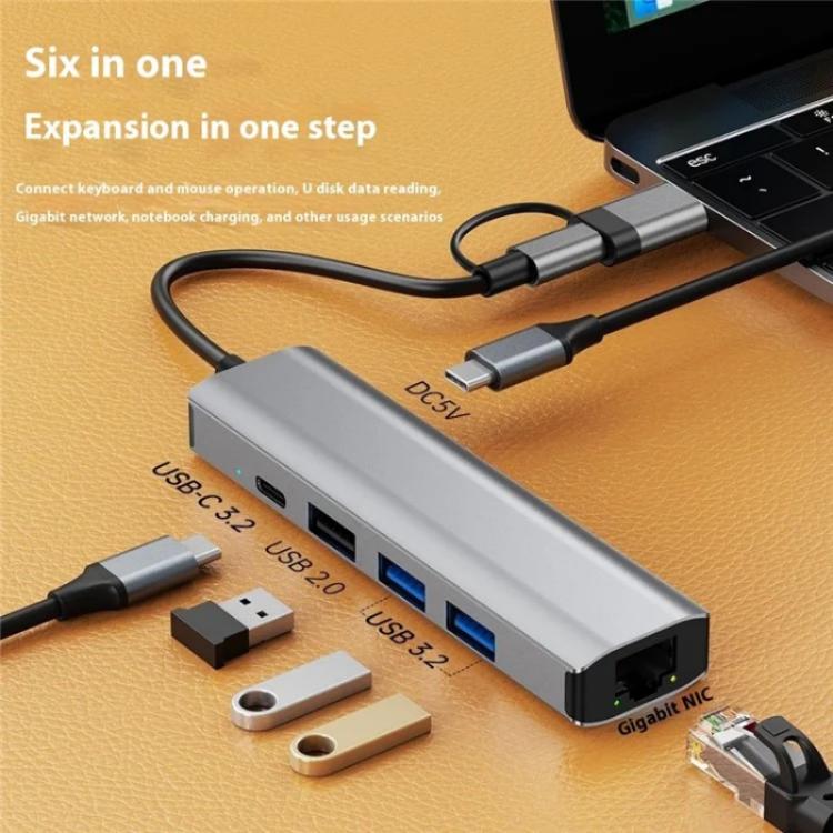 Сетевая карта-конвертер 2501 RJ45 Gigabit USB-C / USB в Ethernet