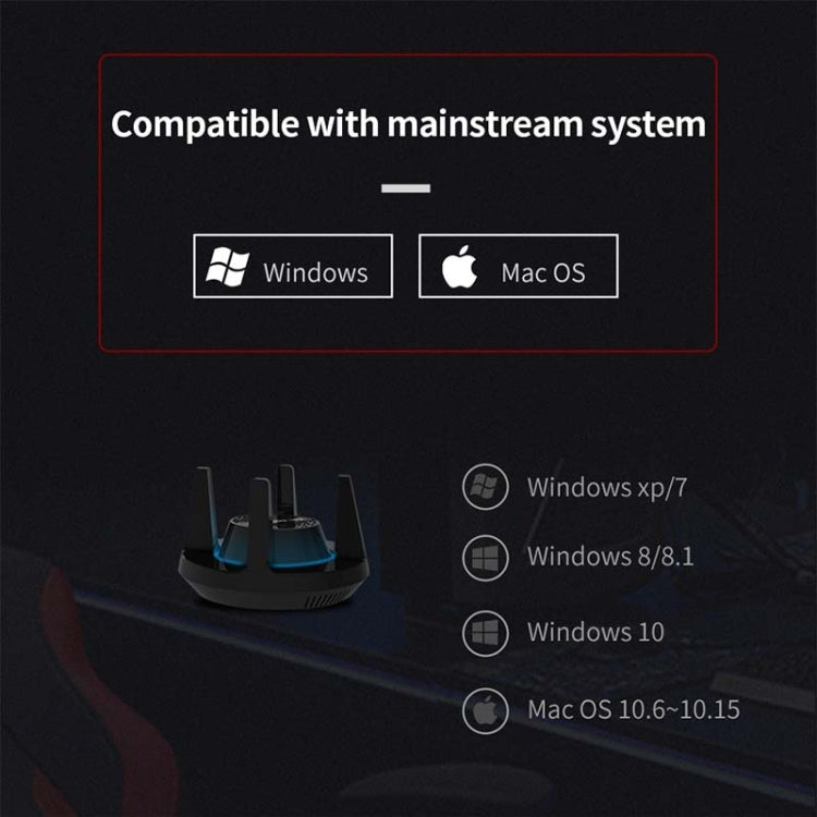 Comfast CF-958AC Высокомощный PA Wi-Fi-адаптер 1900 Мбит/с Гигабитная сетевая карта для киберспорта 2,4 ГГц + 5,8 ГГц USB 3.0 ПК Lan Dongle-приемник
