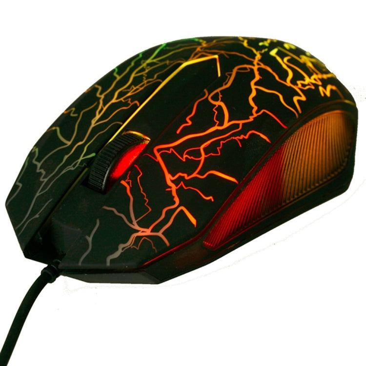 Small Special Shaped 3 Buttons USB Wired Luminous Gamer Computer Gaming Mouse