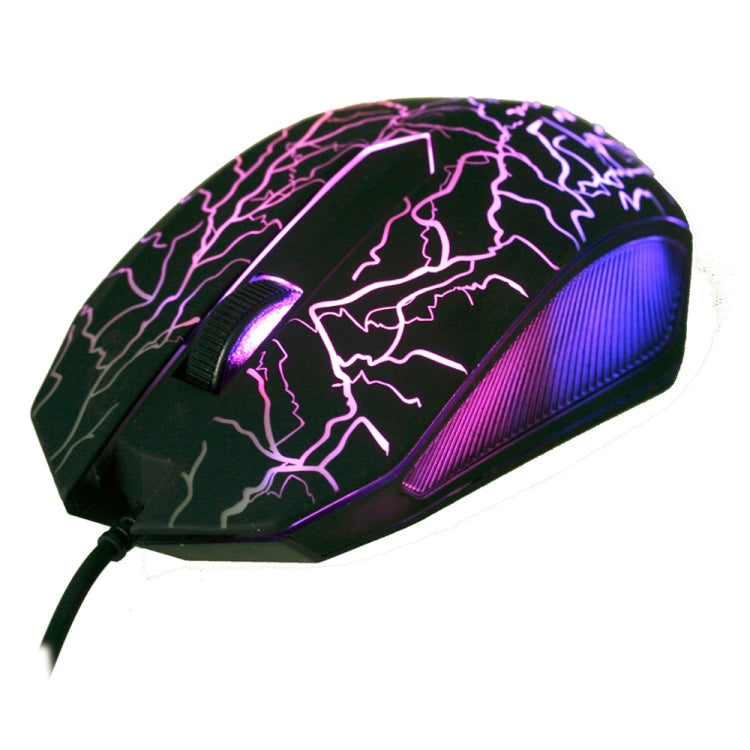 Small Special Shaped 3 Buttons USB Wired Luminous Gamer Computer Gaming Mouse