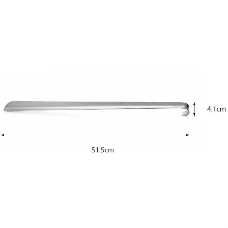 Stainless Steel Long Shoehorn Lift Shoes Wear Shoe Shoehorn