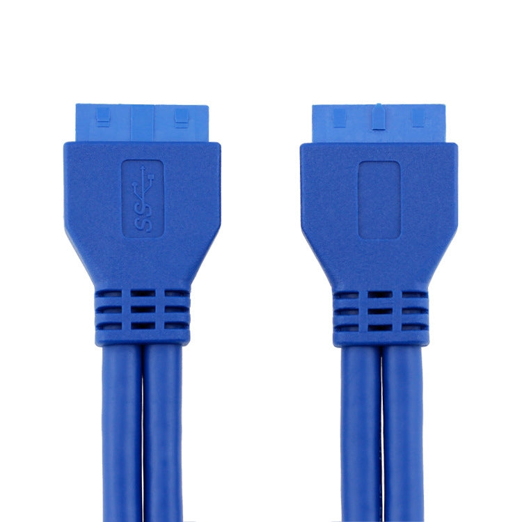 Кабель USB 3.0 длиной 50 см для материнской платы, 20-контактный, удлинитель-конвертор «мама-мама», FF