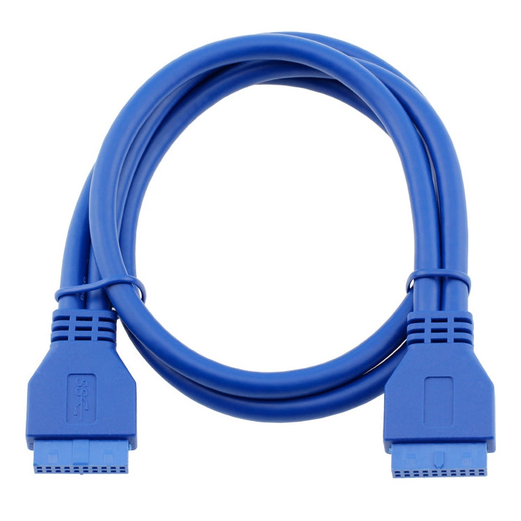 Кабель USB 3.0 длиной 50 см для материнской платы, 20-контактный, удлинитель-конвертор «мама-мама», FF