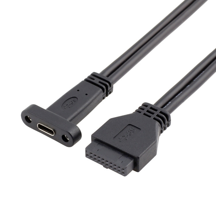 50 см USB3.0 20P - USB Type-C материнский корпус PCI-провод перегородки