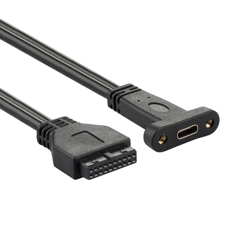 50 см USB3.0 20P - USB Type-C материнский корпус PCI-провод перегородки