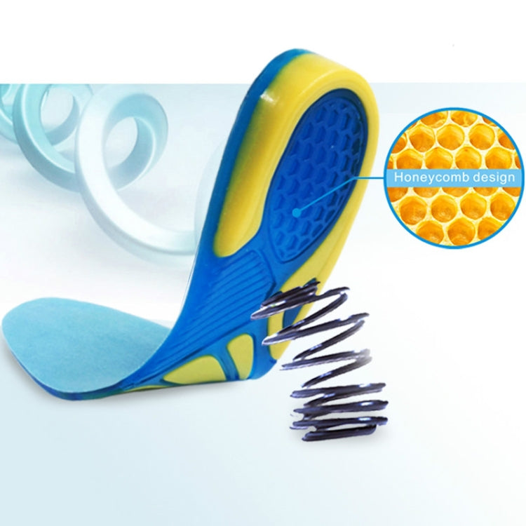 Thickening Shock Absorption Sports Insoles Running Slip Anti-Pain Sweat-Absorbent Breathable Basketball Military Training Insoles