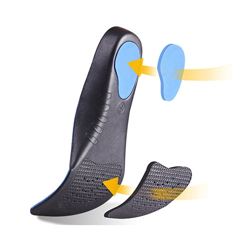 One Pair Flatfoot Orthotics Cubitus Varus Orthopedic Feet Cushion Pads Care Insoles