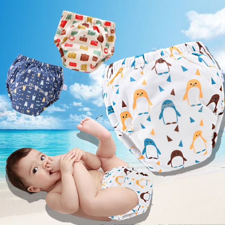 6 Layer Baby Diaper Waterproof Reusable Cloth Diapers Baby Cotton Training Underwear Pants Diaper