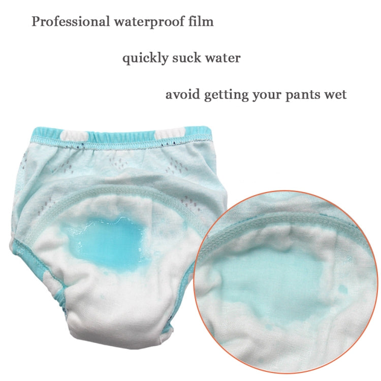 6 Layer Baby Diaper Waterproof Reusable Cloth Diapers Baby Cotton Training Underwear Pants Diaper