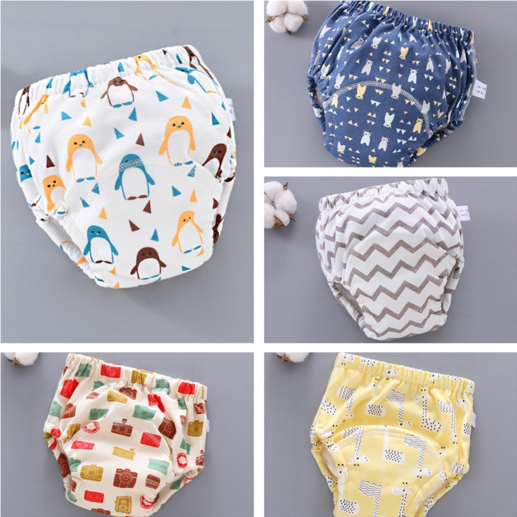 6 Layer Baby Diaper Waterproof Reusable Cloth Diapers Baby Cotton Training Underwear Pants Diaper