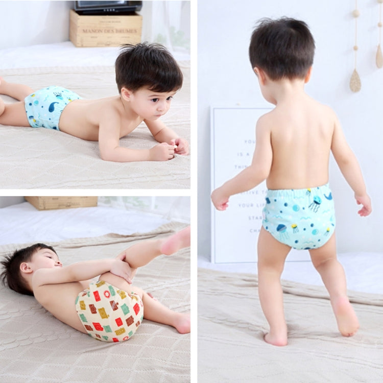 6 Layer Baby Diaper Waterproof Reusable Cloth Diapers Baby Cotton Training Underwear Pants Diaper