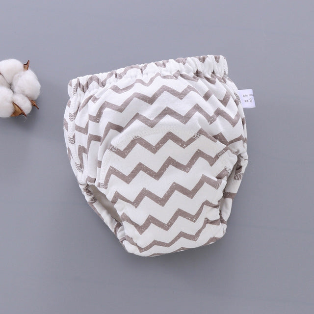 6 Layer Baby Diaper Waterproof Reusable Cloth Diapers Baby Cotton Training Underwear Pants Diaper