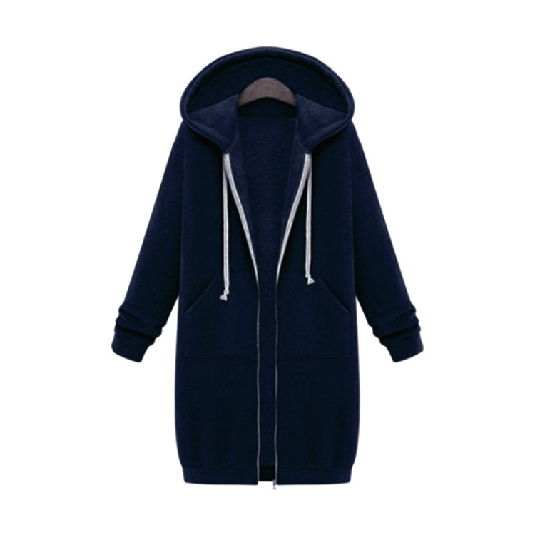Women Hooded Long Sleeved Sweater In The Long Coat