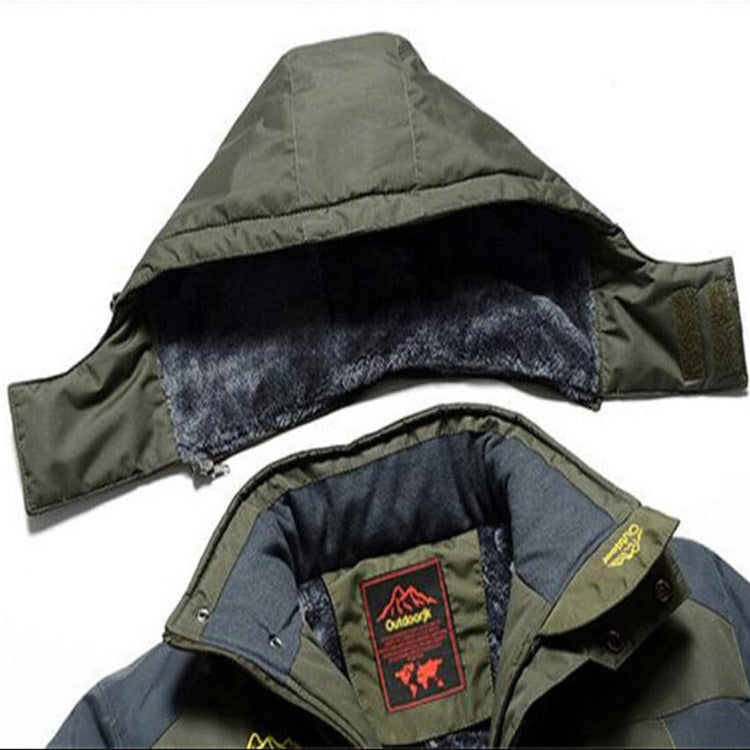 Winter Fleece Military Jackets Men Windproof Waterproof Outwear Parka Windbreaker Warm Coat