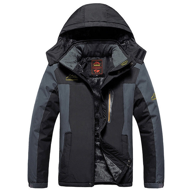 Winter Fleece Military Jackets Men Windproof Waterproof Outwear Parka Windbreaker Warm Coat