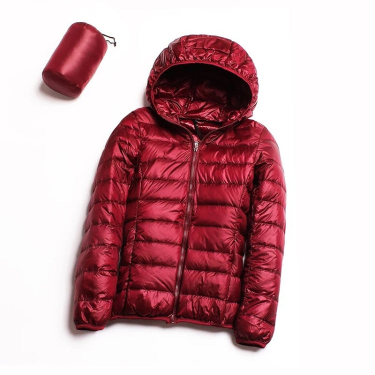Casual Ultra Light White Duck Down Jacket Women Autumn Winter Warm Coat Hooded Parka
