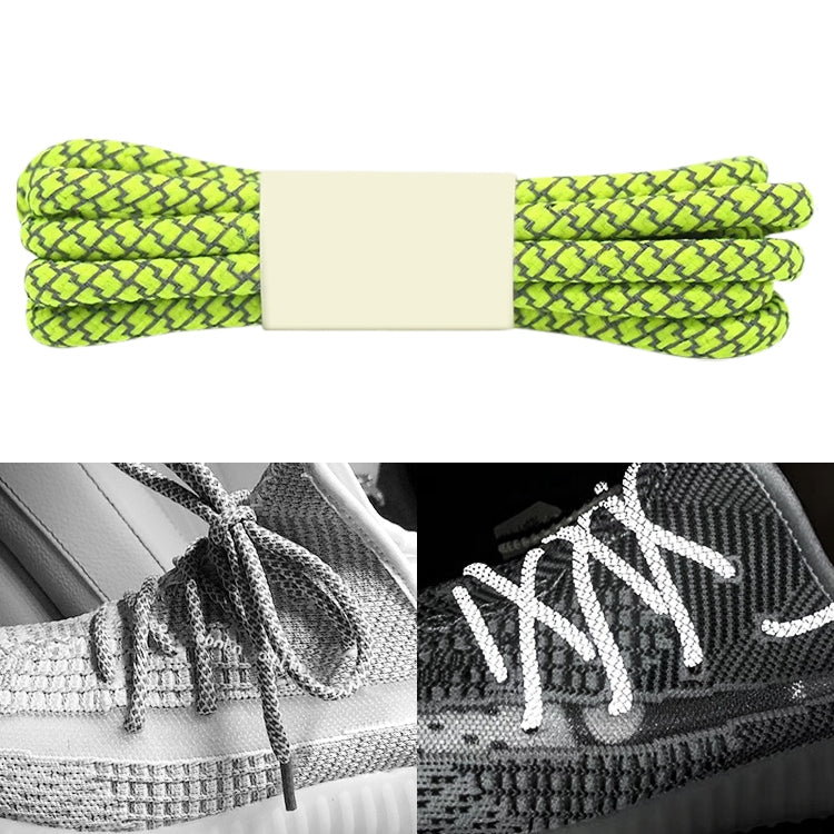 Reflective Shoe laces Round Sneakers ShoeLaces Kids Adult Outdoor Sports Shoelaces