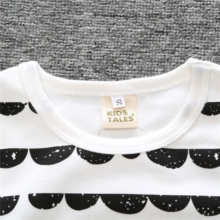 Children Cartoon Cotton Underwear Care Belly Pajamas Set