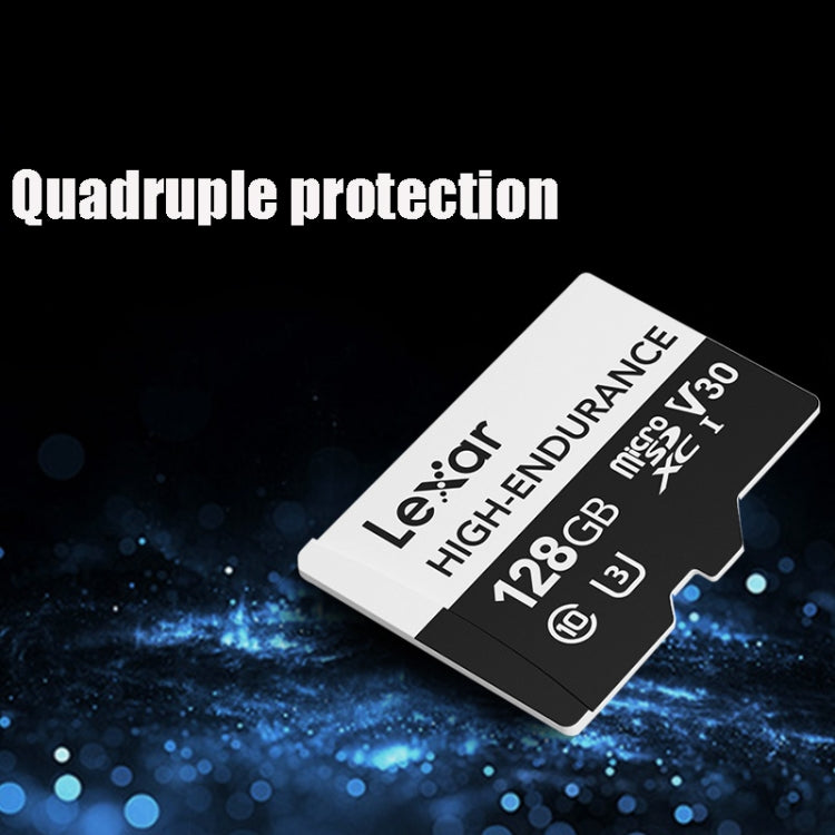 Lexar MicroSDHC 128GB augstas izturības braukšanas ierakstītājs Video novērošanas kamera TF atmiņas karte video karte