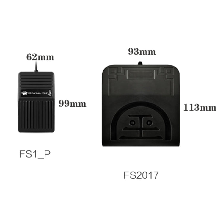 Pcsensor USB Foot Pedal Control Switch Keyboard Adapter For Computer