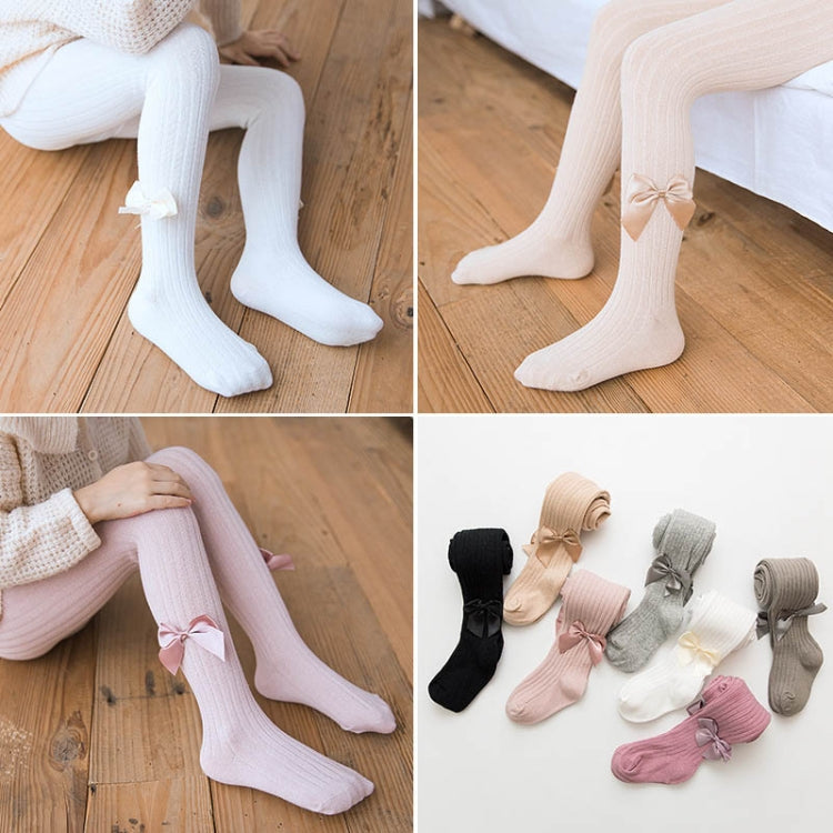 Baby Cotton Leggings Bow Knit Children Pantyhose
