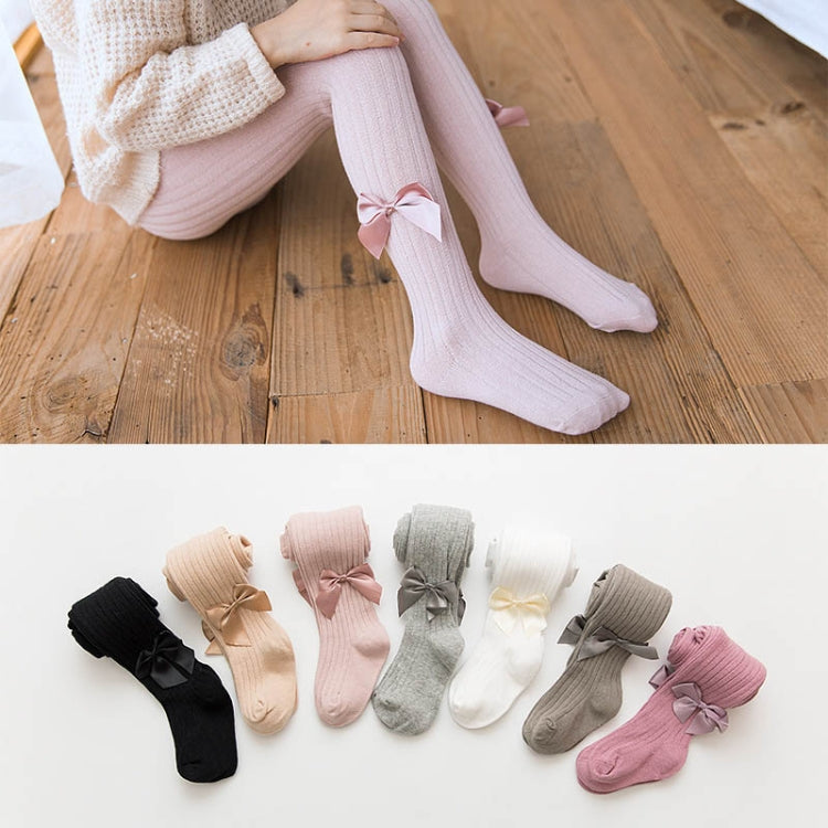 Baby Cotton Leggings Bow Knit Children Pantyhose