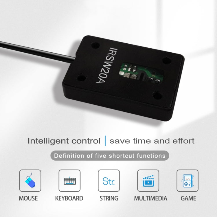 Pcsensor IRSW20A USB slēdža programmēšanas tastatūras peles automātiskais skeneris tuvuma sensors
