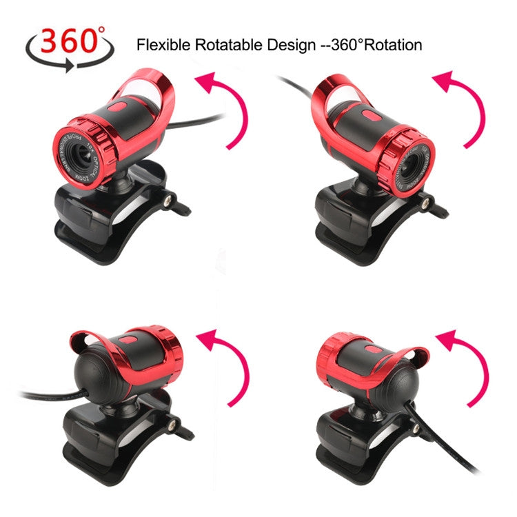 HXSJ A859 480P Computer Network Course Camera Video USB Camera Built-in Sound-absorbing Microphone