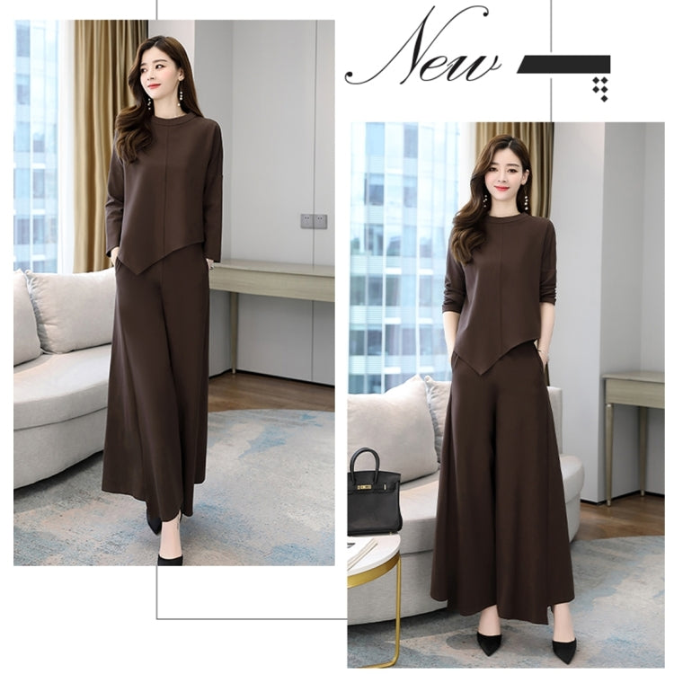 Autumn New Style Wide-Leg Pants Suit