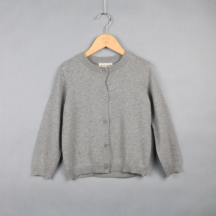 Spring and Autumn Children Clothing Girl Cotton Knit Cardigan Sweater