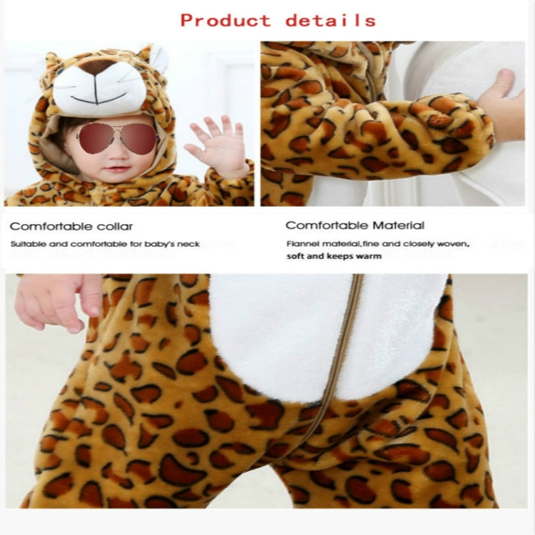 Babies Cartoon Animal Shape Flannel Jumpsuit Romper