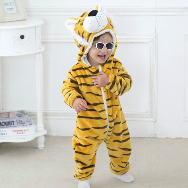 Babies Cartoon Animal Shape Flannel Jumpsuit Romper