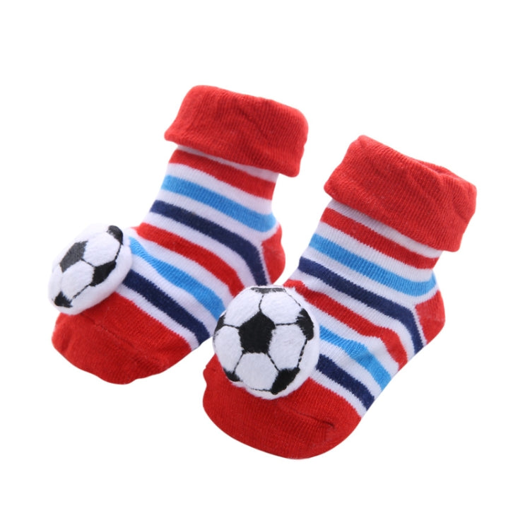 3 Pairs Cotton Cartoon Non-slip Baby Floor Socks Cute Three-Dimensional Doll Baby Toddler Socks
