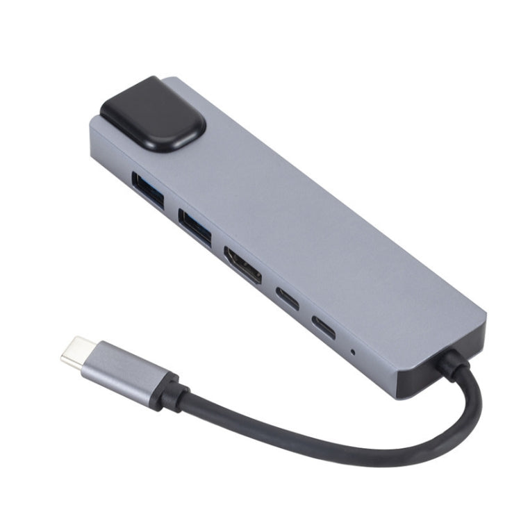 Док-станция 6-в-1 USB3.1 Type-C на HDMI+RJ45 для Nintendo Type-C
