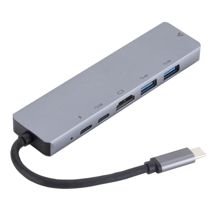 Док-станция 6-в-1 USB3.1 Type-C на HDMI+RJ45 для Nintendo Type-C