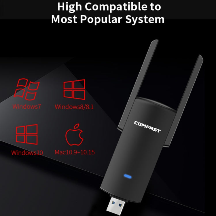 COMFAST CF-924AC V2 1200 Мбит/с двухчастотный гигабитный USB компьютерный WIFI-приемник мощная беспроводная сетевая карта