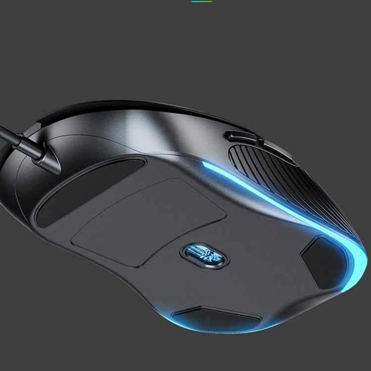 Inphic PB1 Business Office Mute Macro Definition Gaming Wired Mouse, Cable Length: 1.5m