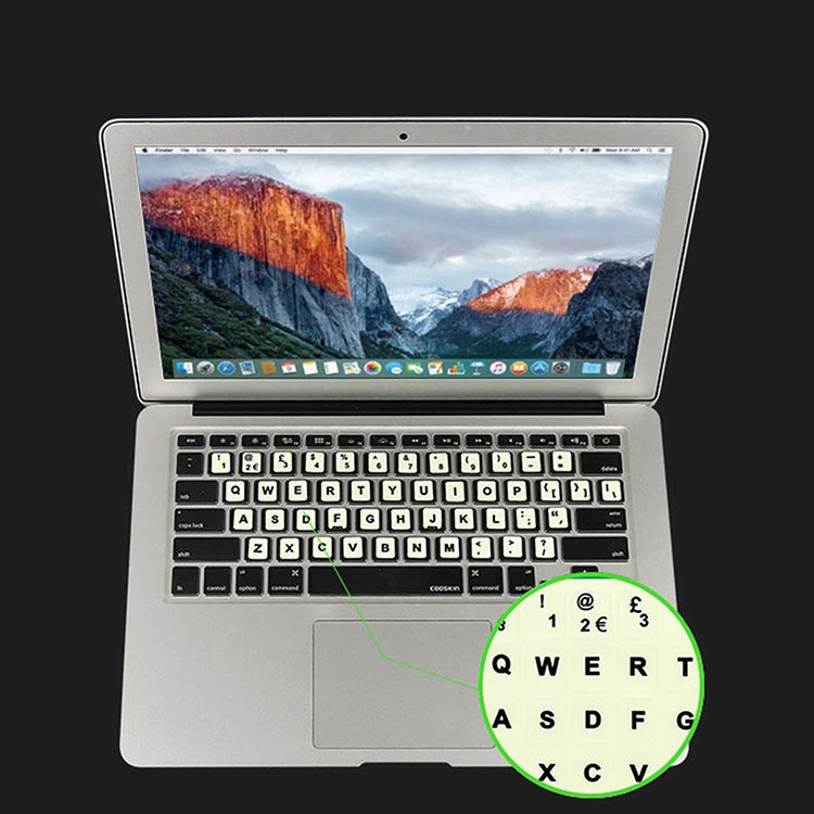 3 PCS Luminous Keyboard Stickers Notebook Desktop Computer Keyboard Stickers