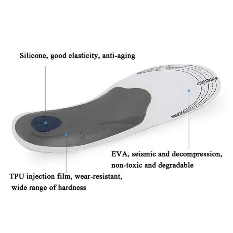 Flat Foot Valgus X-Leg Correction Insoles Men And Women Sports Insoles, Size: S (35-40)