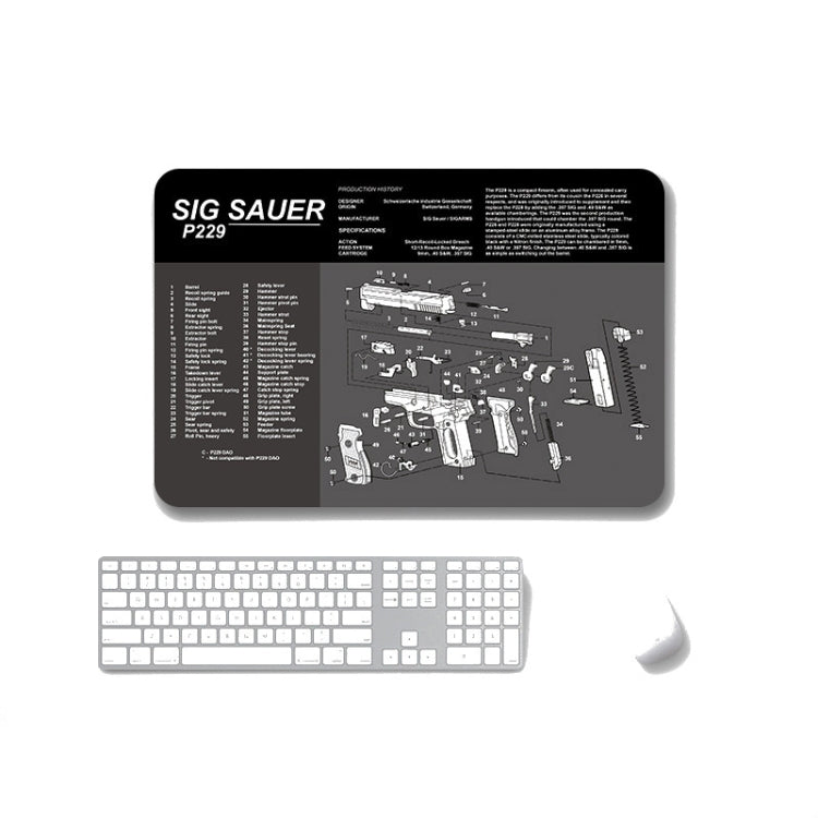 2 PCS Heat Transfer Non-Slip Single-Sided Office Gaming Mouse Pad