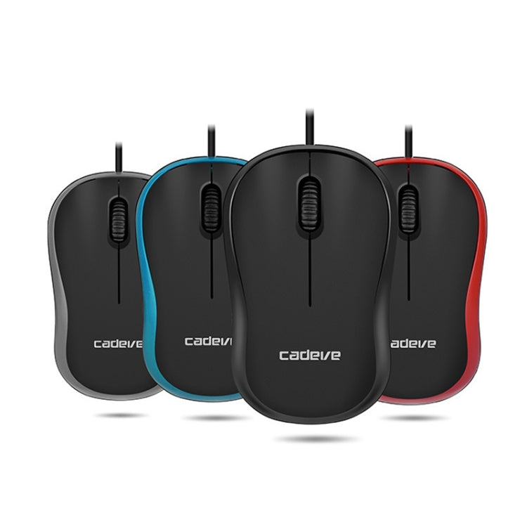 3 PCS Cadeve M220 3 Keys USB Wired Fashion Portable Mouse