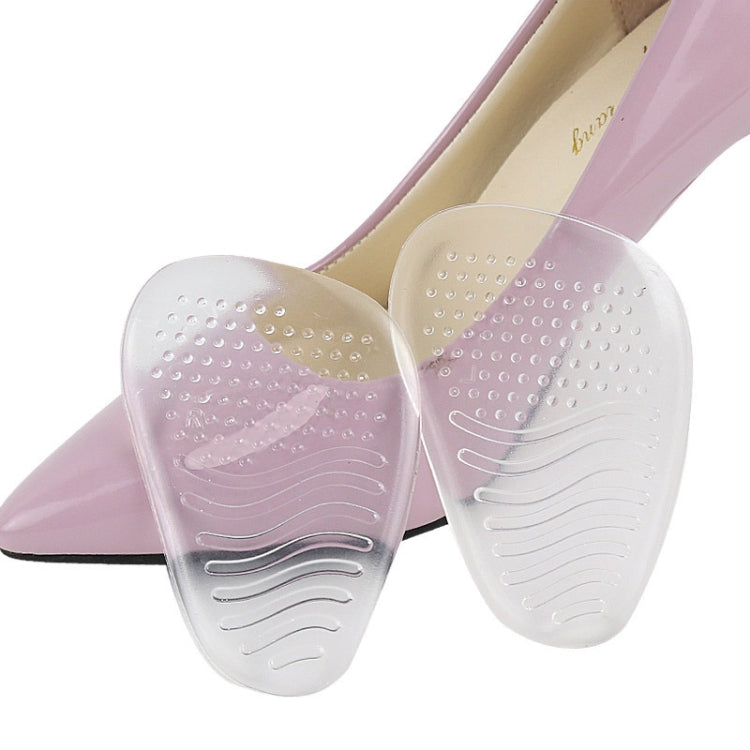 5 Pairs Anti-Slip Sole Pads For High Heels Gel Crystal Comfortable Half Pads