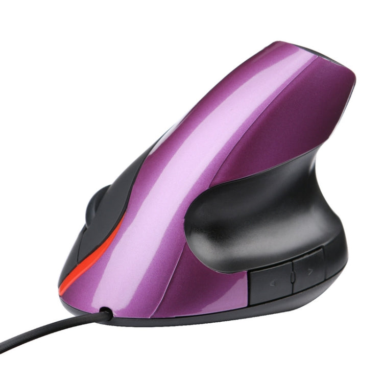 JSY-12 5 Keys USB Wired Vertical Mouse Ergonomic Wrist Brace Optical Mouse