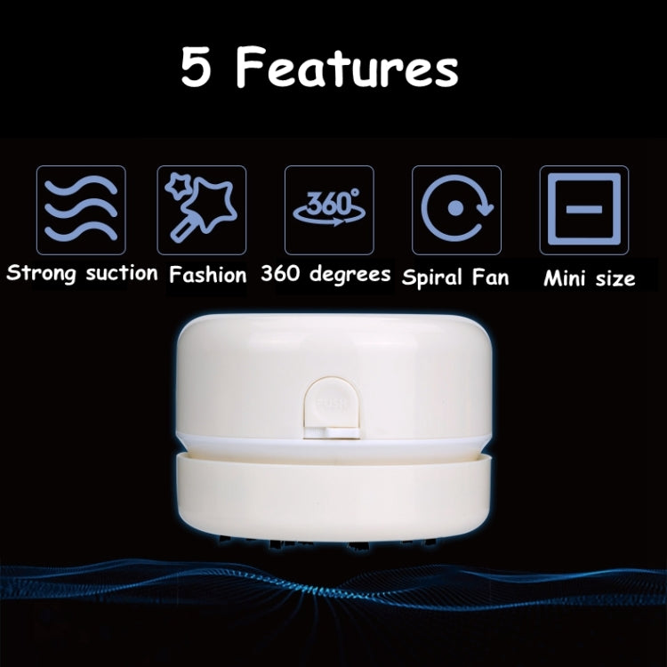 Deli 18880 Desktop Eraser Vacuum Cleaner Small Keyboard Cleaner