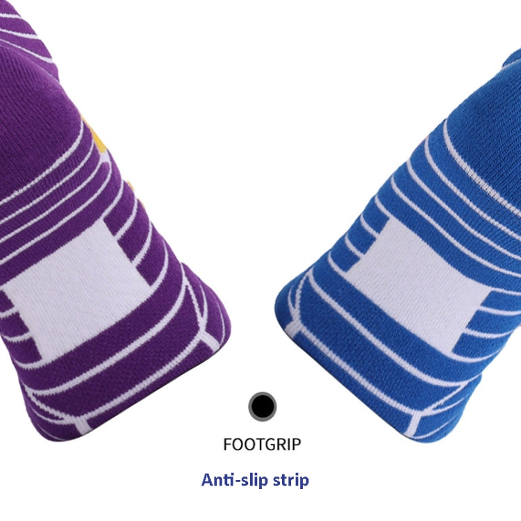 Men Terry Non-Slip Mid-Tube Sports Socks Basketball Socks